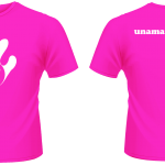 T-Shirt - Girls - White-Fucsia