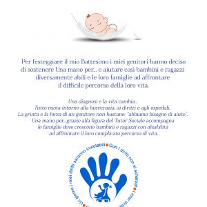 Pergamena "Battesimo"