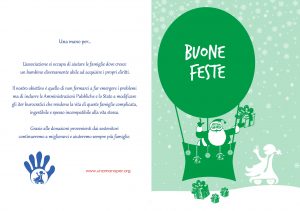 Biglietto cartaceo verticale Natale - immagine 7