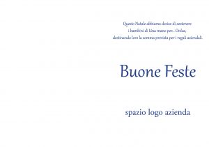 Biglietto cartaceo verticale Natale - immagine 3