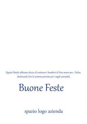 Biglietto cartaceo orizzontale Natale - immagine 8