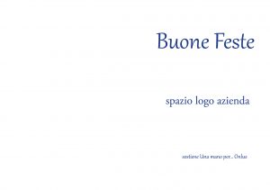 Biglietto cartaceo verticale Natale - immagine 4