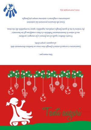 Biglietto cartaceo orizzontale Natale - immagine 6
